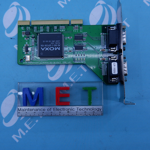 [중고]MOXA 2 PORT RS-232 PCI COMMUNICATION BOARD CP-102U PCBCP102U VER:1.1_엠이티